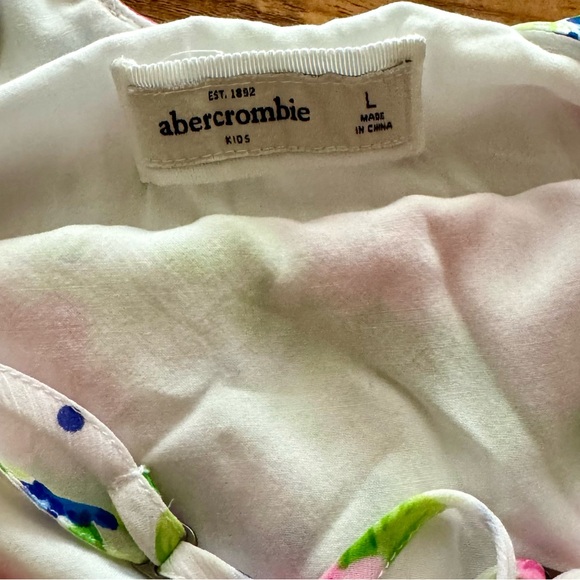 Abercrombie KIDS flowery top chiffon size L - Picture 3 of 3